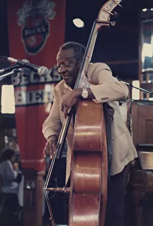 1986 Prints: Milt Hinton, (Harlem Stampede), Edinburgh Jazz Festival, 1986. Creator: Brian Foskett