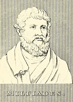 Cimon Gallery: Miltiades, (c550-489 BC), 1830. Creator: Unknown
