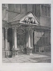 John Thomas Prints: Milton Street, London, 1813. Artist: John Thomas Smith