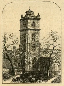 John Milton Prints: Miltons Burial-Place, 1897. Creator: Unknown