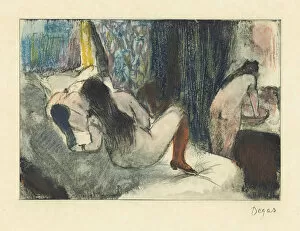 Edgar 1834 1917 Gallery: Mimes des courtisanes de Lucien. Illustration