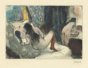 Edgar 1834 1917 Gallery: Mimes des courtisanes de Lucien. Illustration