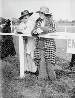 Race Course Prints: Mimi Scott and Mrs. Stev. Peabody Jr. between c1910 and c1915. Creator: Bain News Service