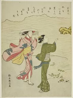 Rose Gallery: Minamoto no Shigeyuki, from an untitled series of Thirty-Six Immortal Poets, c. 1767 / 68