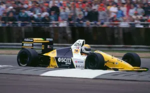 Martini Collection: Minardi M189 P. Martini, 1989 British Grand Prix. Creator: Unknown