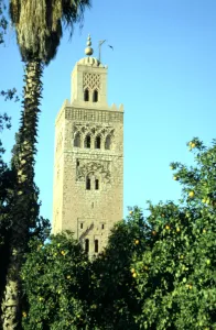 Orange Tree Prints: Minaret of the Koutoubia Mosque, Marakesh, Morocco