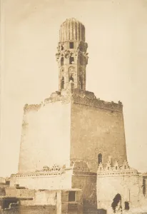 Minaret occidental de la Mosqee du Khalif Hakem, au Kaire, January 9, 1850 Minaret occidental de la Mosqee du Khalif Hakem, au Kaire, January 9, 1850