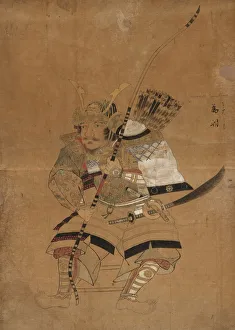 Minemotto Tametomo in Armor, 1615-1868. Creator: Unknown