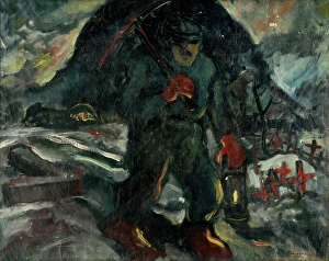 Miner Prints: Miner, 1930. Creator: Zolo Palugyay