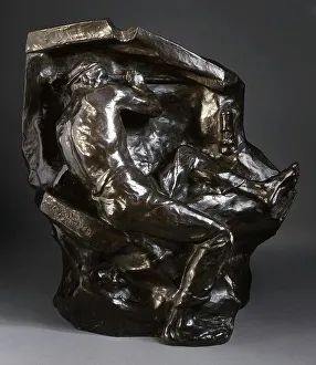 Meunier Constantin Emile Prints: Miner at the Vein, c.1892. Creator: Constantin Emile Meunier