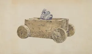 Frank Eiseman Prints: Miners Cart, c. 1937. Creator: Frank Eiseman