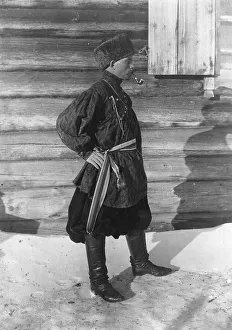 Miners Prints: Miner's festive costume, 1911. Creator: Unknown