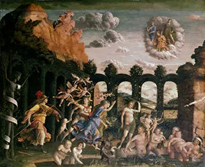 Minerva chasing the vices from the garden of virtue, c1502. Artist: Andrea Mantegna