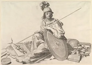 Caduceus Prints: Minerva. Creator: Claude Mellan