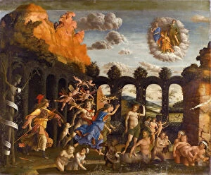 Avaritia Gallery: Minerva Expelling the Vices from the Garden of Virtue. Artist: Mantegna, Andrea (1431-1506)