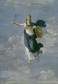 Minerva in the Heavens, 1820. Artist: Ivanov, Andrei Ivanovich (1775-1848)