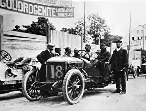 Minerva, Lord Brabazon during 1907 Circuit des Ardennes. Creator: Unknown