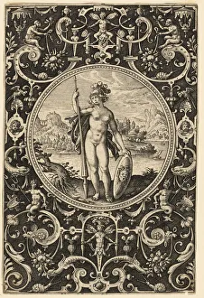 Goddess Of Wisdom Prints: Minerva, n. d. Creator: Adriaen Collaert