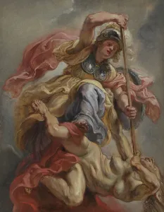 Beating Prints: Minerva Overcoming Ignorance, 1632-1633?. Creator: Peter Paul Rubens
