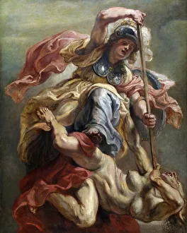 Antwerp Prints: Minerva as Wisdom Conquering Sedition, Between 1632 and 1634. Creator: Rubens, Pieter Paul