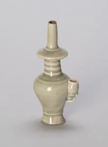 Spouted Prints: Miniature Buddhist Water Sprinkler (Kundika) with Lotus