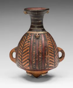 Ritual Equipment Prints: Miniature Ceremonial Vessel (Aryballos), A. D. 1450 / 1532. Creator: Unknown