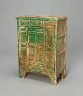 Cabinet Gallery: Miniature Chest (Mingqi), Ming dynasty (1368-1644). Creator: Unknown