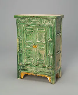 Miniature Chest (Mingqi), Ming dynasty (1368-1644). Creator: Unknown