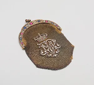 Gemstones Prints: Miniature Evening Purse, Russia, c. 1890 / 1900. Creator: Unknown