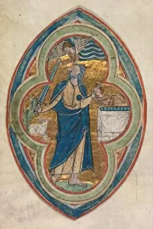 Workshop Of Collection: Miniature Excised from a Compendium in historiae genealogia Christi…, 1200-1250