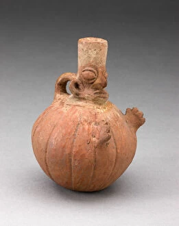 Miniature Gourd-Shaped Bottle in the Form of a Figure, A.D. 1450/1532. Creator: Unknown