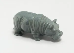 Hippo Prints: Miniature Hippopotamus, Saint Petersburg, c. 1890 / 00. Creator: FabergeWorkshop