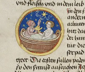 Hot Spring Prints: Miniature from Iatromathematisches Hausbuch