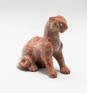 House Of Faberge Collection: Miniature Leopard, Saint Petersburg, c. 1890 / 1900. Creator: FabergeWorkshop