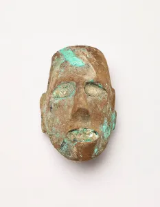 Copper Prints: Miniature mask, 1200-1400. Creator: Unknown