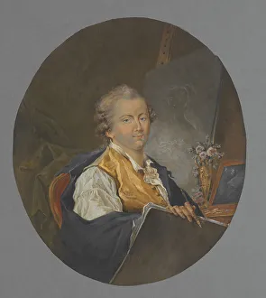 The miniature painter Peter Adolf Hall, late 18th-early 19th century. Creator: Martin Drölling
