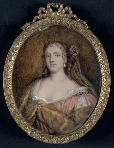 Pearl Earring Prints: Miniature Painting, 1800s. Creator: Unknown