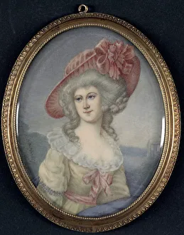 New Zealanders Prints: Miniature painting, Late 1780s. Creator: A Shelley