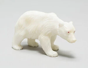 Sankt Peterburg Collection: Miniature Polar Bear, Saint Petersburg, c. 1890 / 00. Creator: FabergeWorkshop