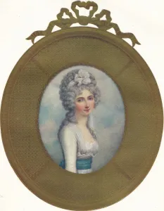 Richard Cosway Gallery: Miniature Portrait of Katherine, Lady Manners, Later Lady Huntingtower, 1787, (1907)