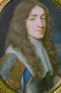 Miniature portrait of King James II of England as the Duke of York. Artist: Samuel Cooper
