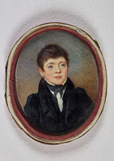 Miniature portrait of William Hooper, 1800-1899. Creator: Unknown