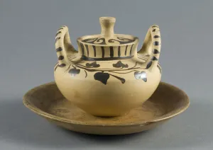 Campania Gallery: Miniature Pyxis (Container for Personal Objects), 300-270 BCE. Creator: Unknown