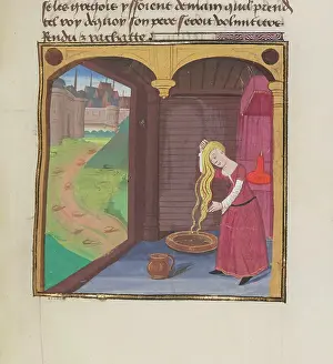 Purity Prints: Miniature from Roman de Troie en prose (Francais 254), 1467. Creator: Anonymous master