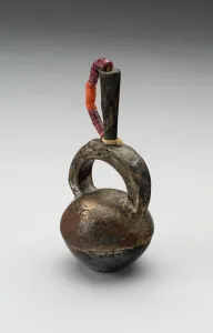 Stirrup Spout Prints: Miniature Stirrup-Spout Vessel, A. D. 1100 / 1470. Creator: Unknown
