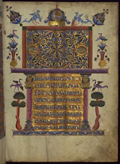 Roslin Prints: Miniature from the Toros Roslin Gospels, 1262