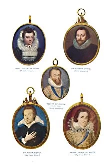 Sir Francis Gallery: Miniatures of the Elizabethan Period (Victoria and Albert Museum.), c1580-1610, (1903)