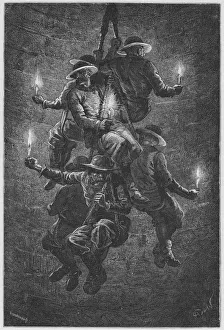 Mining for rock salt, c1890
