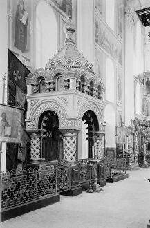 Images Dated 22nd January 2010: Minins Tomb in the Saviour Cathedral in the Nizhny Novgorod Kremlin, Russia, 1896