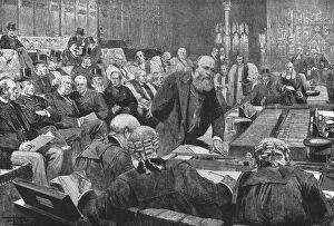 Leader Collection: The Ministerial Bench of the House of Lords, 1886-1892, (1901). Creator: Unknown